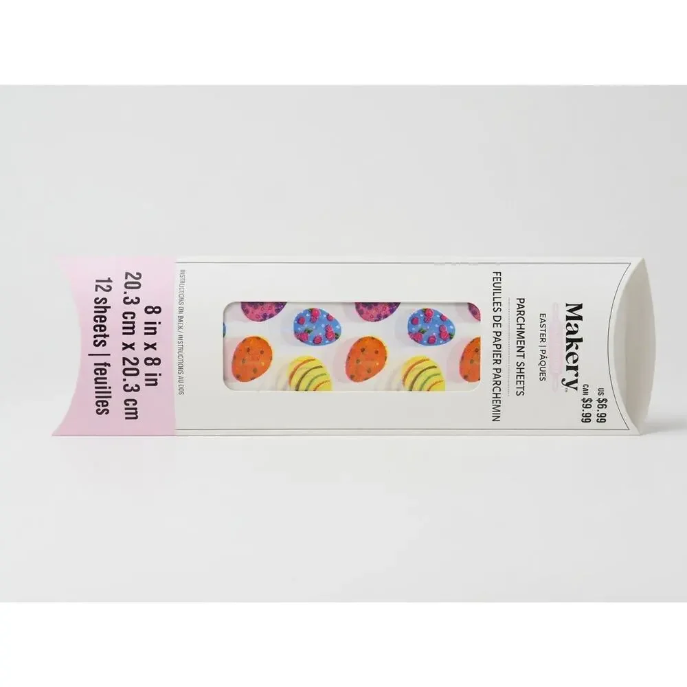 Makery Easter Parchment Sheets (12 Sheets, 8x8 in)